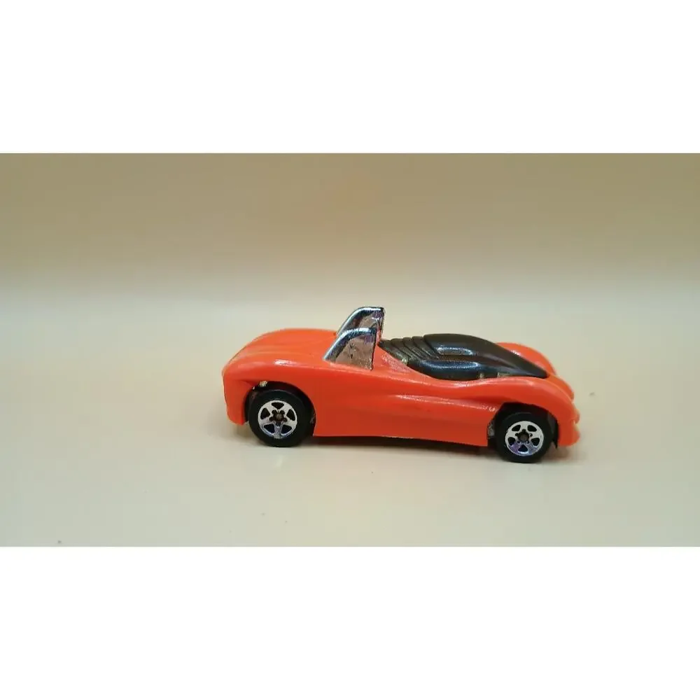 1995 HOT WHEELS POWER PIPES ORANGE W/ CHROME FINS